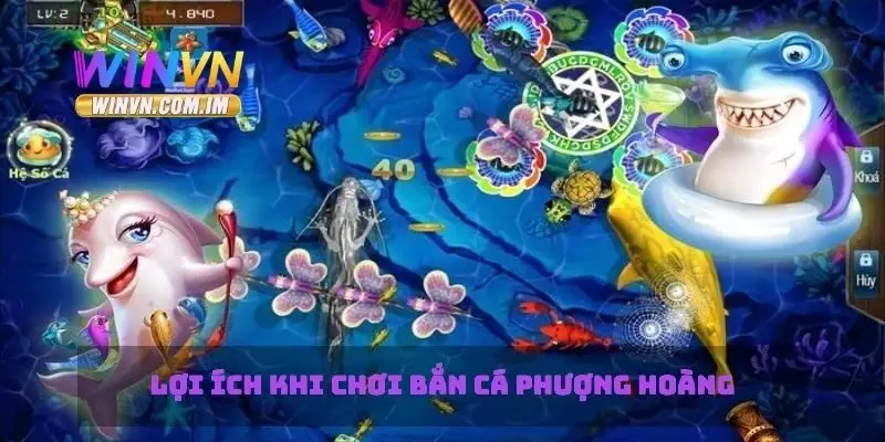 Bắn Cá Phượng Hoàng Trải Nghiệm Game Bắn Cá Độc Đáo 3 Lợi ích khi chơi bắn cá phượng hoàng